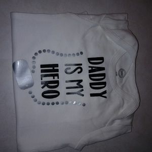Daddy is my hero onsie